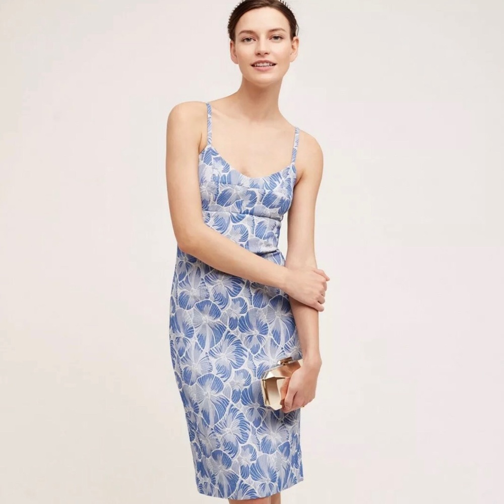 Anthropologie HD in Paris Sheath Dress Size 10